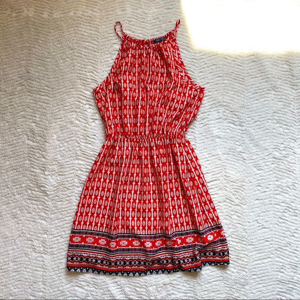 Soprano Sleeveless Red Mini Dress Size S